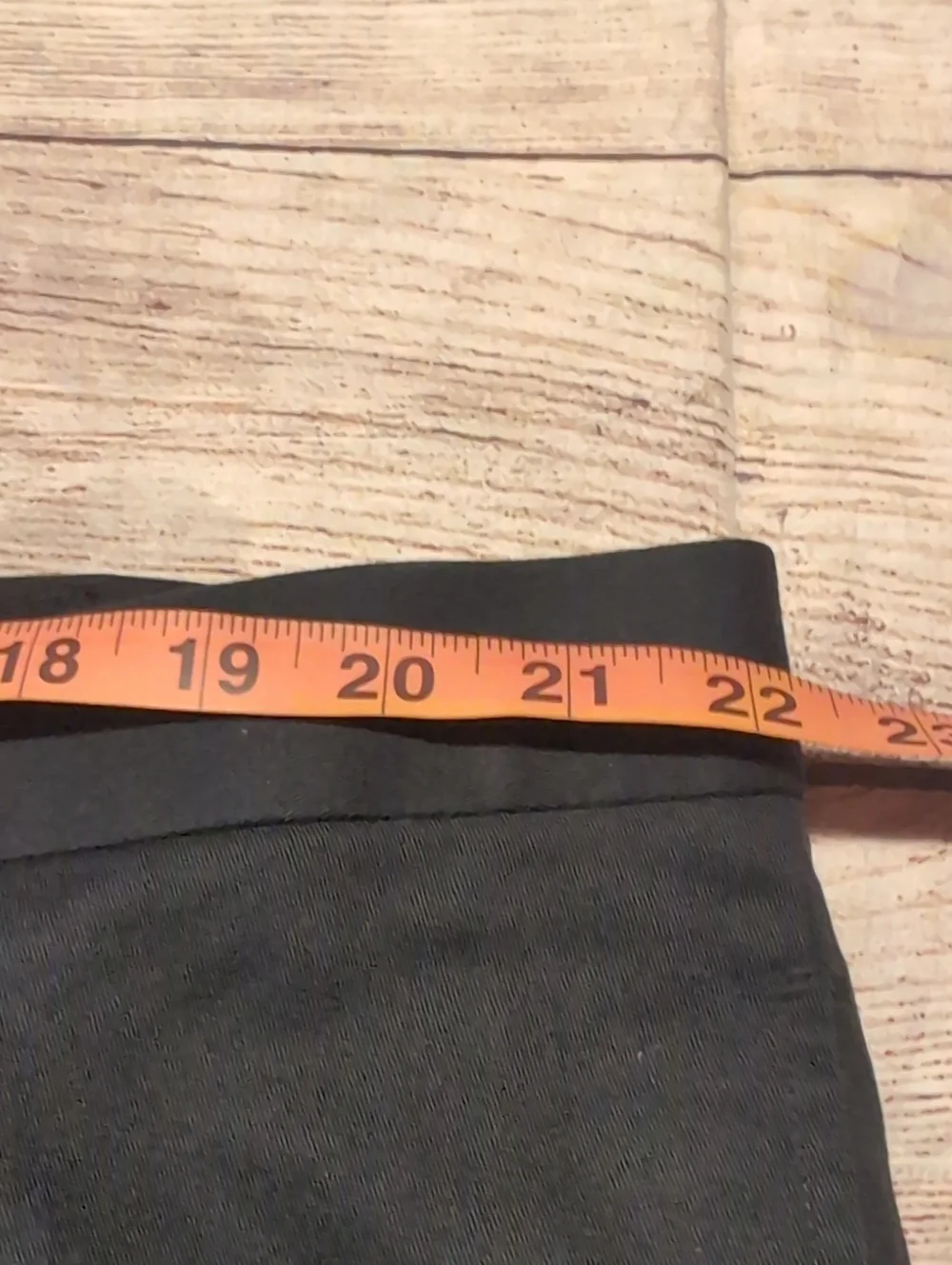 L. L. Bean Men's Black Wrinkle Free Plain Front Cotton Dress Chino Pants Size 44